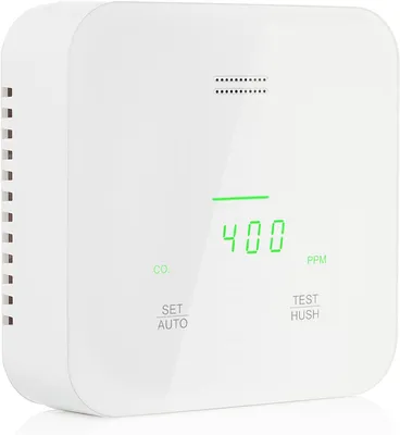 Obrázek produktu pro Senzor a alarm kvality ovzduší – detekuje CO (oxid uhelnatý), vlhkost, teplotu