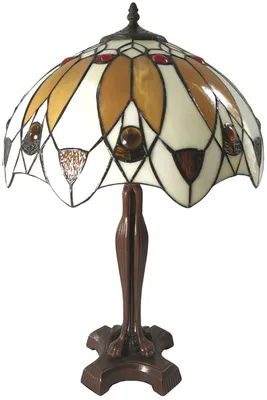 Produktbild von LumiLamp Tischlampe Tiffany mehrfarbig 41x57 cm