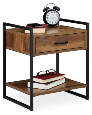 Productafbeelding van Set van 2 Industrieel Nachtkastjes met Lade 50 x 43 x 37 cm