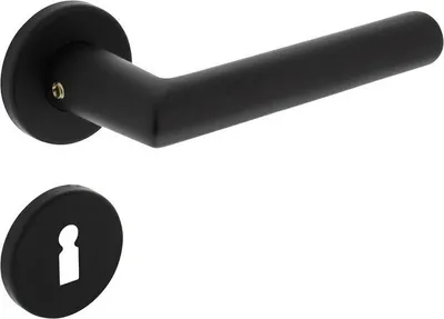 Produktbild von Rosettengarnitur Intersteel Broome BB Rosette rund schwarz