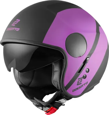 Obrázek produktu pro Bogotto V595 Sierra Jethelm, schwarz/lila, L