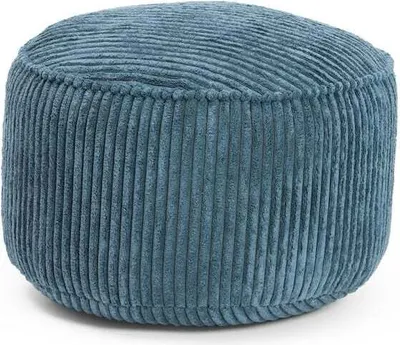 Produktbild von LUMALAND Sitzsack Pouf Cord - Navyblau