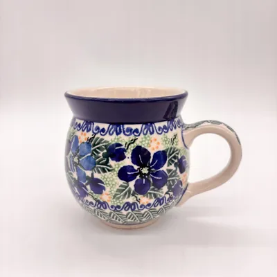 Produktbild von Becher Handgefertigte Bunzlauer Keramik Tasse, Becher 300 ml
