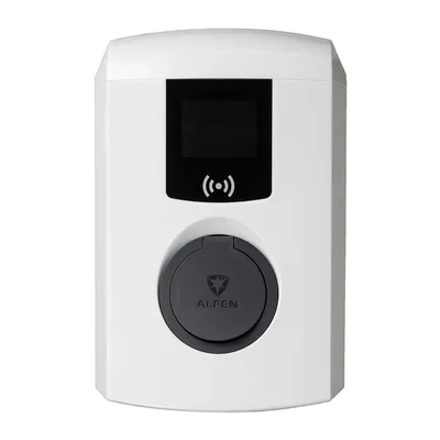 Zdjęcie produktu dla Alfen Eve Single Pro-line 11 kW - Faza 3 - 16A - Typ 2 - Gniazdo - Wallbox - z aktywną licencją równoważenia obciążenia-ALF-S-PRO-LINE-11KW-3PH-16A-DISP-T2-LBA