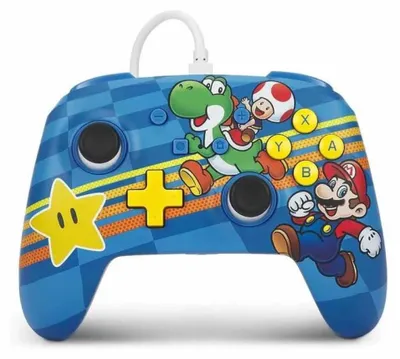 Produktbild von PowerA Enhanced Wired Controller, Gamepad, Nintendo Switch, Nintendo Switch OLED, D-Pad, Home button, Menü-Taste, Schaltfläche Optionen, Kabelgebunden, USB, Mehrfarbig