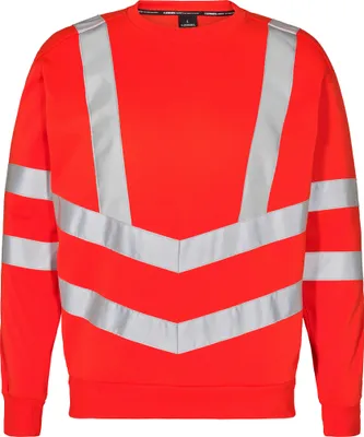 Produktbild von F. Engel Safety Sweatshirt, Rot, Gr. XL