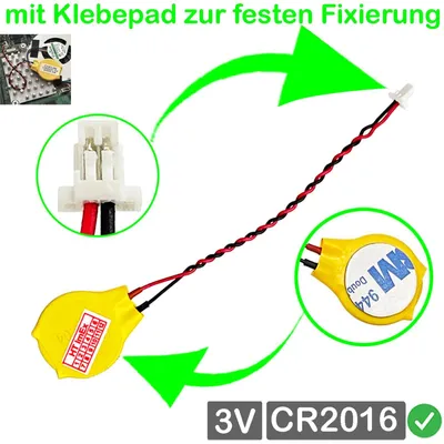 Produktbild von CR2016 - RTC Bios Batterie CMOS Battery kompatibel mit Lenovo P/N: SB10L70751