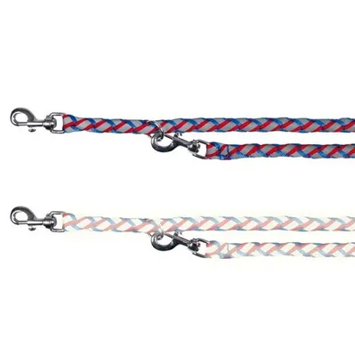 Produktbild von TRIXIE 13592, Hund, Standardleine, Blau, Rot, Kabel/Schnur, 2 m, 1,8 cm
