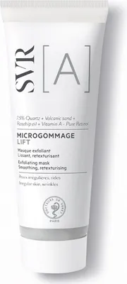 Zdjęcie produktu dla SVR Microgommage Lift Dual-Action Exfoliating Smoothing Retexturising Mask & Scrub mit reinem Retinol 70 g