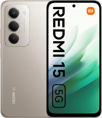 A product shot of a smartphone, showing both the front and back.