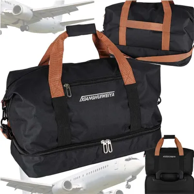 Immagine prodotto di Borsa da viaggio sportiva Bagaglio a mano per aereo Turista Nero