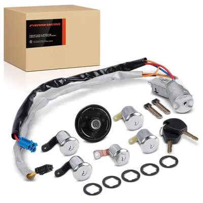 Zdjęcie produktu dla Zamek do drzwi Peugeot Partner - cylinder zamka przedni i tylny - zamek do drzwi z kluczami - OEM 4162CF 4162CH