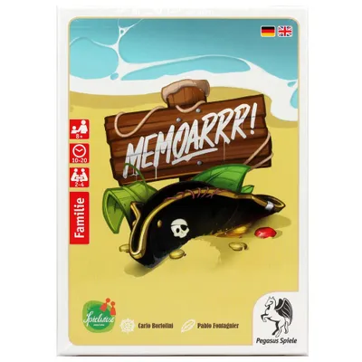Produktbild von Pegasus Memoarrr!, Kartenspiel, Speicher, 6 Jahr(e), 10 min