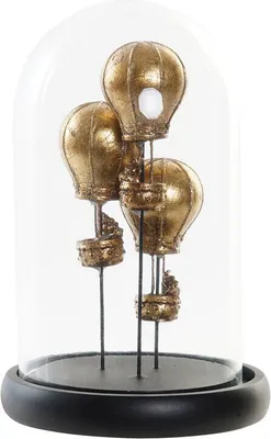 Image de Figurine décorative DKD Home Decor noir or 14 x 14 x 22 cm
