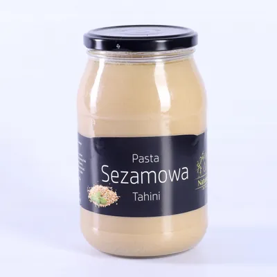 Zdjęcie produktu dla TAHINI - Pasta sezamowa 100% NATURALNA 900g