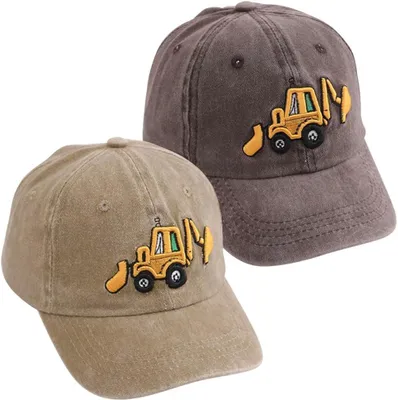 Immagine prodotto di Cappellino da baseball ricamato, regolabile, in cotone, taglia 2-8 anni, per bambini