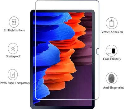Produktbild von 2x Schutzglas für Samsung Galaxy Tab A8 10.5 Zoll 2021 2022 Displayfolie Hülle Displayschutz Glas - 9H Härteglas blasenfrei