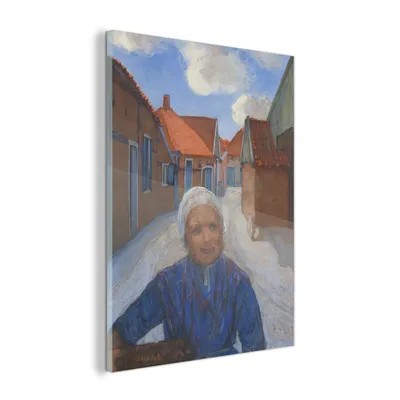Obrázek produktu pro MuchoWow® Obrazy na skle - Nástěnné obrazy - Fotografie na skle Na Lappenbrinku ve Winterswijku - Piet Mondrian 30x40cm Nástěnná dekorace ze skla - akrylová