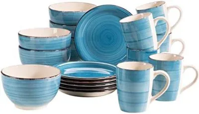 Produktbild von Tischwäscheset für 6 Personen - Klassisches Türkistoneset