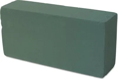 Produktbild von Steckschwamm für Frischblumen, grün, 22x10x6cm