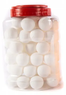 Produktbild von Tischtennisbälle Weiß 60 Stück Set 40mm - Perfektes Zubehör für Freizeit & Profis