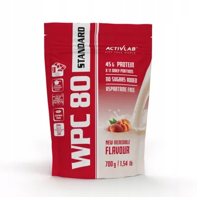 Zdjęcie produktu dla Activlab WPC 80 Standard 700g BANAN BIAŁKO WPC SERWATKA PROTEIN