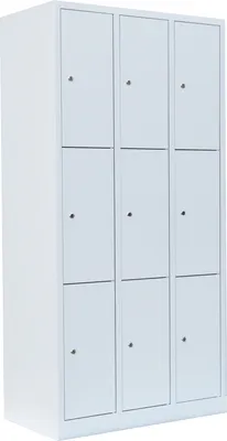 Produktbild von Schließfachschrank Wertfachschrank Fächerschrank Spind 9 Fächer 180x88,5x50cm