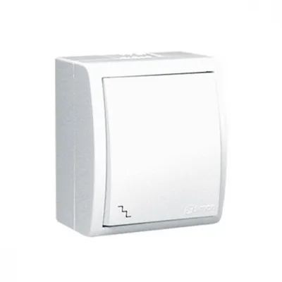 Obrázok produktu pre Kontakt-Simon AQW6/11, Plast, Biela, IP54, 250 V, 10 A, 60 mm