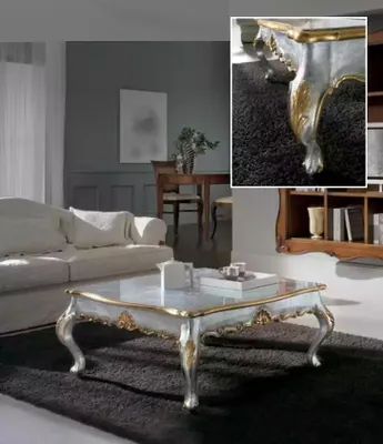 Obrázek produktu pro Klasický konferenční stolek do obývacího pokoje Designový stolek Boční stolky