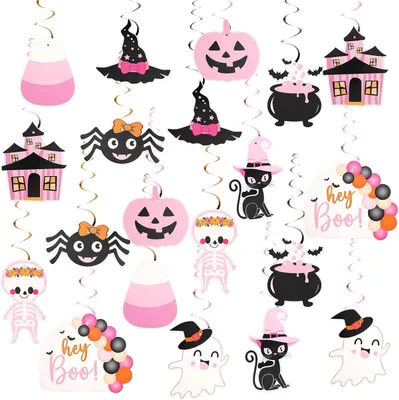 Productafbeelding van 20 Halloween-slingers voor aan het plafond