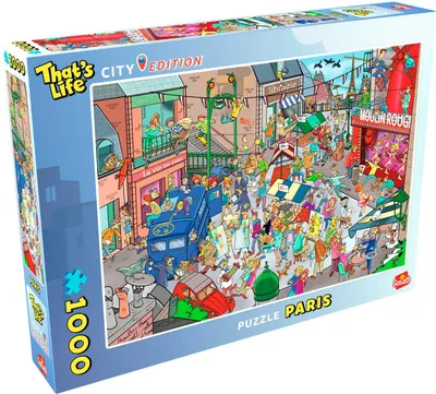 Produktbild von Goliath That's Life City Edition Paris, 1000 Stück(e), Stadt, 7 Jahr(e)