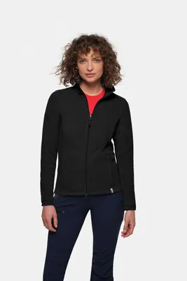 Produktbild von HAKRO Fleecejacke Damen 246 schwarz, M