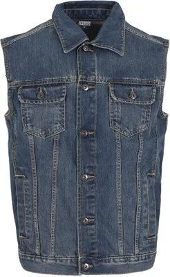 Produktbild von Urban Classics - DENIM Weste denim blue - 5XL