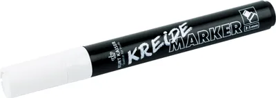 Produktbild von Contacto Kreidemarker, weiß, 2-5 mm Schriftbreite, mit Wasser leicht zu entfernen