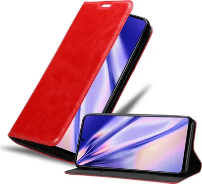 Image de Cadorabo Housse pour Samsung Galaxy A72 4G / 5G Housse de protection en rouge Etui pour téléphone portable Case Cover Fermeture magnétique