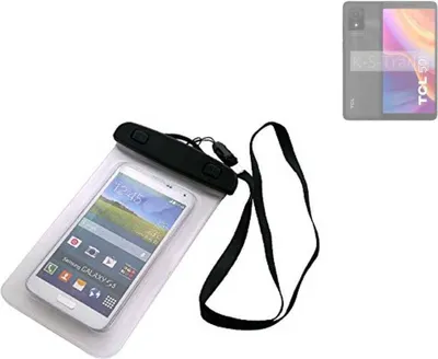 Produktbild von K-S-Trade Schutz Hülle Handy Hülle Kompatibel mit TCL 501 Beach Bag wasserdicht 16cm x 10cm Schutzhülle Staub Sand Flachwasser Beachbag Case