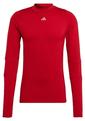 Productafbeelding van Adidas - "Techfit" heren T-shirt, lange mouwen, model PP2298 (maat M) (rood)