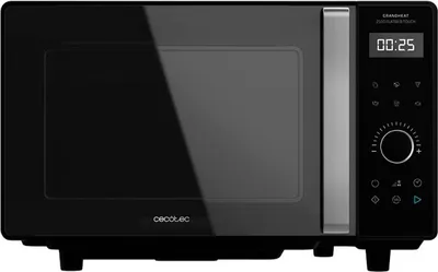 Produktbild von Cecotec Mikrowelle ohne Drehteller GrandHeat 2500 Flatbed Touch Black