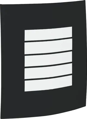 Obrázek produktu pro vidaXL Venkovní nástěnné svítidlo, černé, 23,5 x 9 x 26 cm, nerezová ocel a plast