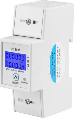 Zdjęcie produktu dla 5-80A 50Hz Cyfrowy jednofazowy licznik energii LCD Watomierz Montaż na szynie DIN DDS015
