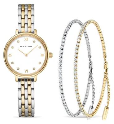 Produktbild von Bering 11028-714-GWP Damen Uhren Set, Armband+uhr Gold