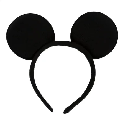 Produktbild von Oblique Unique Haarreif Haarreifen Maus Mouse Ohren Fasching Karneval - schwarz
