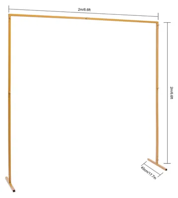 Produktbild von Hintergrundständer, höhenverstellbar, robuste Eisenkonstruktion, Gold