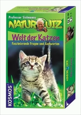 Produktbild von Professor Sielmanns Naturquiz: Welt der Katzen - Faszinierende Fragen und Antworten