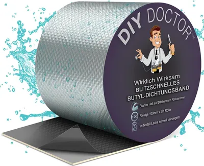 Produktbild von Wasserdichte Butylband 100mm x 5m Dachreparatur