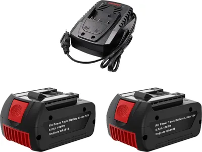 Obrázek produktu pro Náhradní baterie, 18V, kapacita 6000mAh, 2 baterie 1 nabíječka