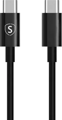 Obrázok produktu pre Rýchlonabíjací kábel USB-C na USB-C 60W, 3A, PD, 0,25m - čierny