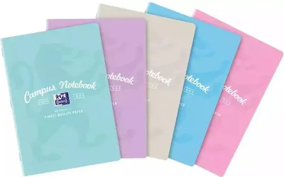 Zdjęcie produktu dla Zeszyt A4/60K kratka Campus Pastel (5szt) OXFORD