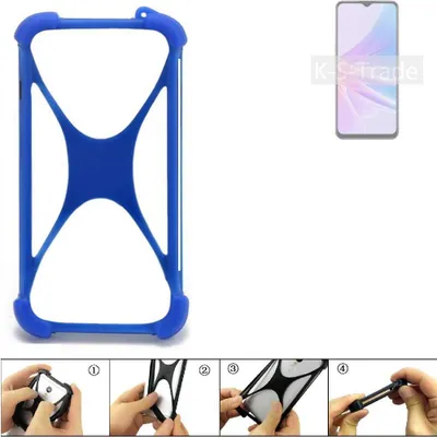 Produktbild von K-S-Trade Handy Hülle kompatibel mit Oppo A78 5G Silikon Schutzhülle Cover Case Bumper Silikoncase TPU Softcase Schutz Hülle Smartphone