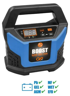 Produktbild von Güde 12V Batterieladegerät Automatik Batterielader GAB 15A Boost Starthilfe